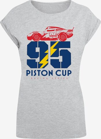 ABSOLUTE CULT T-Shirt  'Cars - Piston Cup 95' in Grau: predná strana