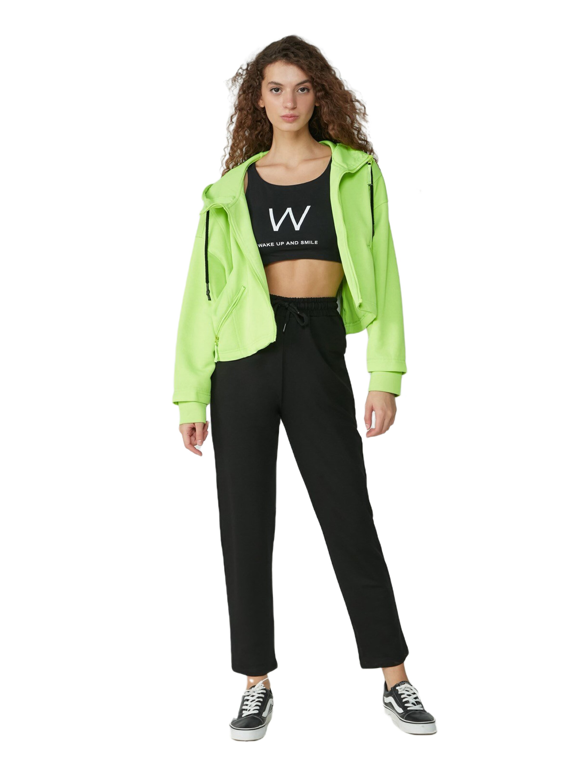 C&City Tapered Pants in Black: front