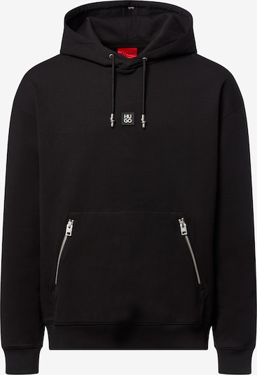 HUGO Sweat-shirt en noir, Vue avec produit