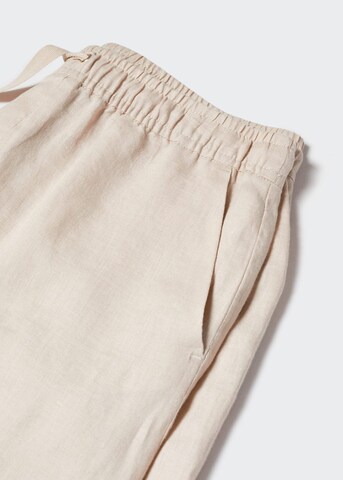 MANGO Regular Shorts in Beige