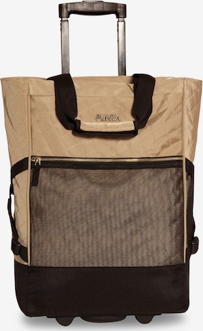 Trolley 'Classy' di Punta in beige: frontale