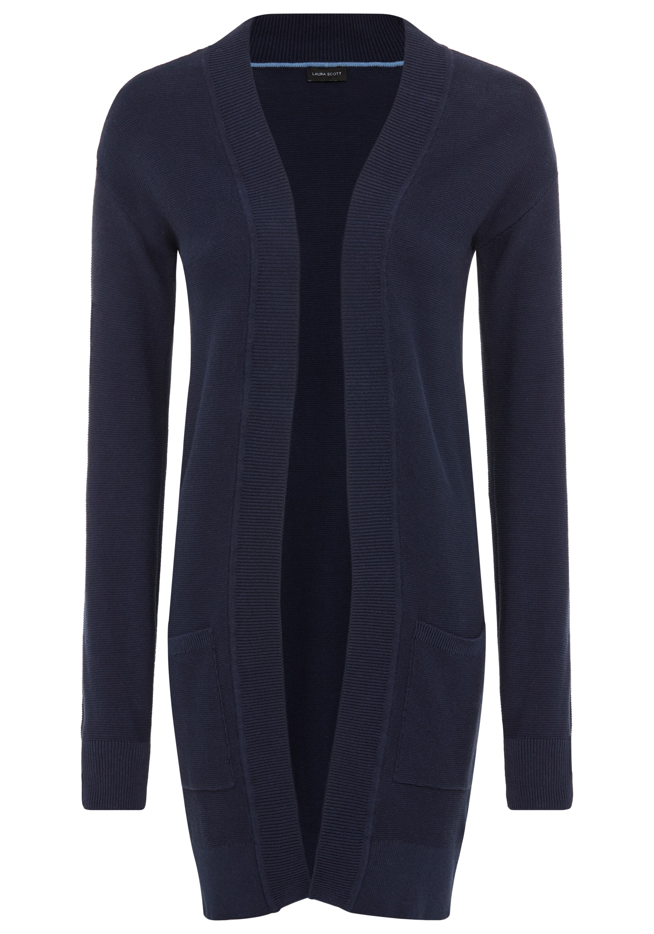 LAURA SCOTT Strickjacke in Blau: Vorderseite