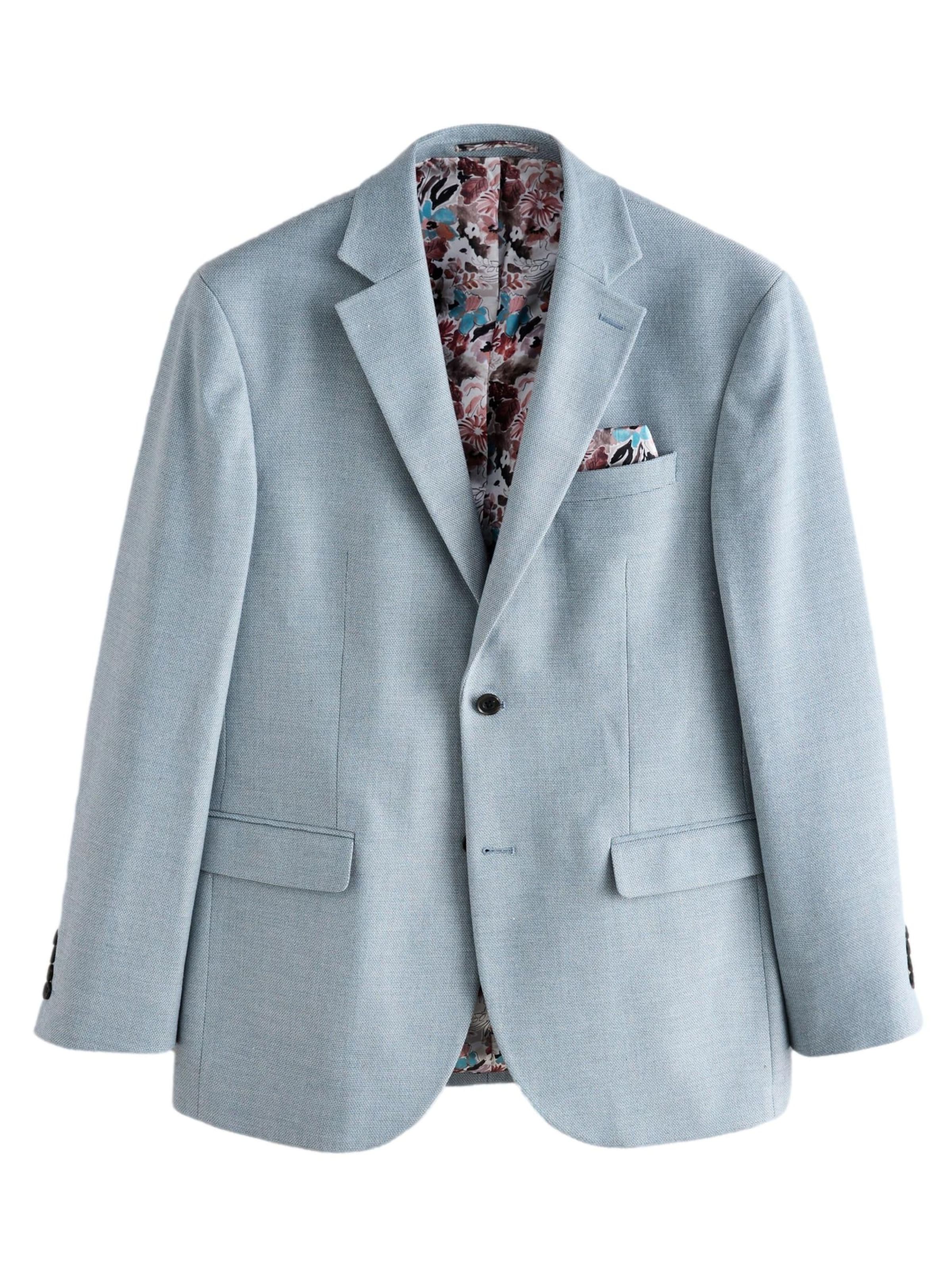 Next Slim Fit Сако в синьо: отпред