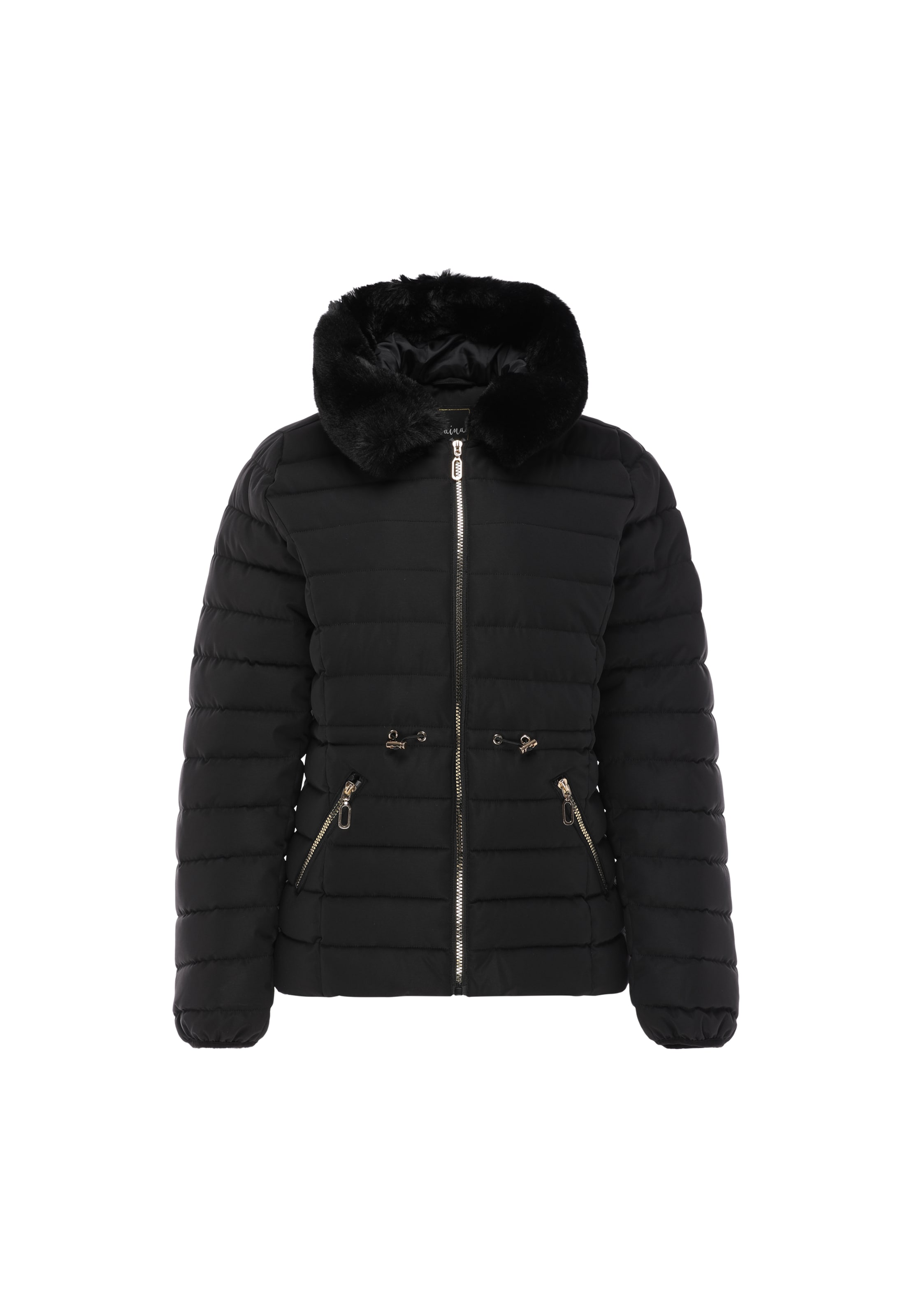 faina - Chaqueta de entretiempo en negro: frente