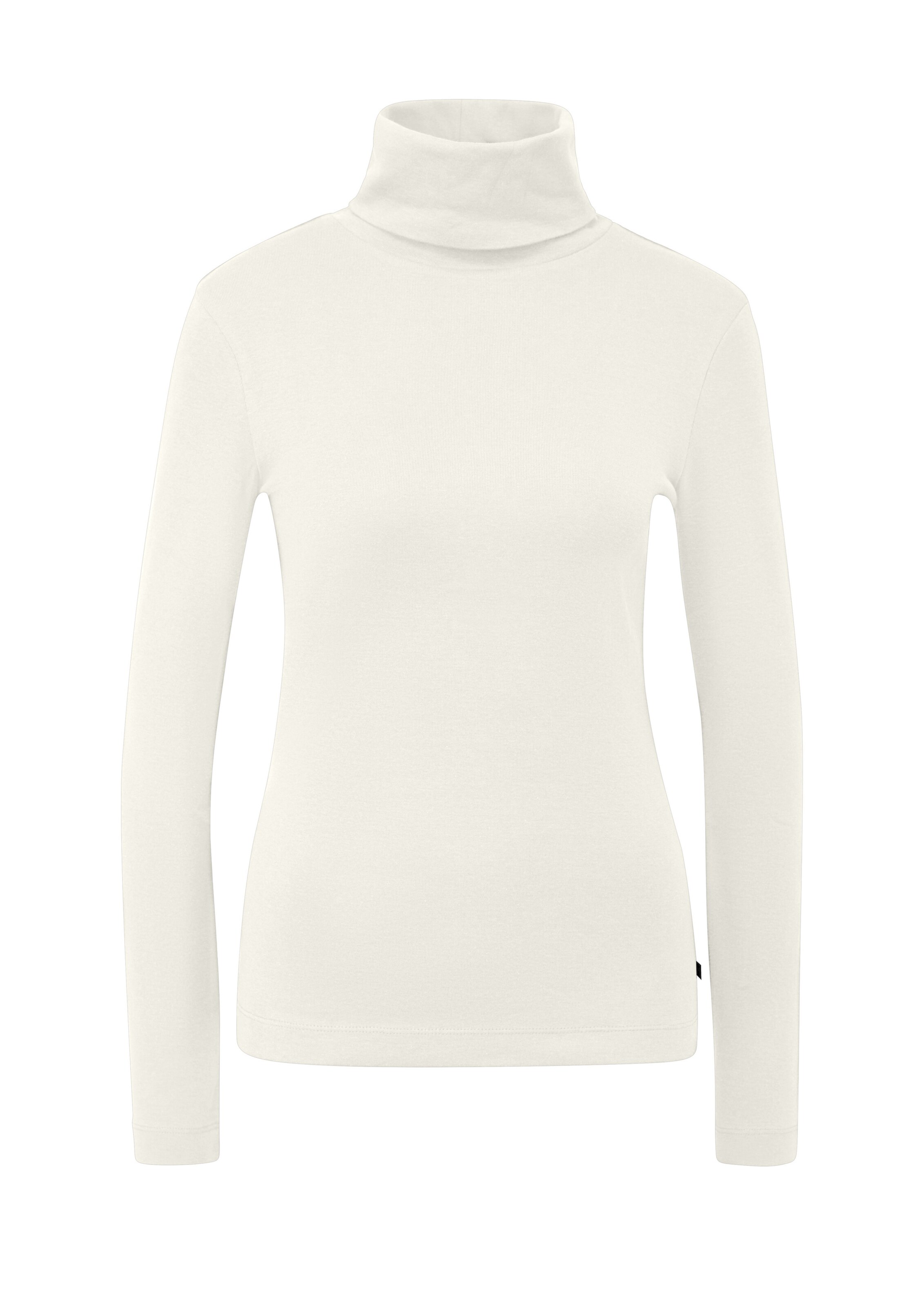 QS Shirt in Beige: voorkant