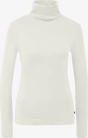 QS Shirt in Beige: voorkant