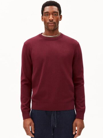 ARMEDANGELS Strickpullover LOUKAA in Rot: Vorderseite