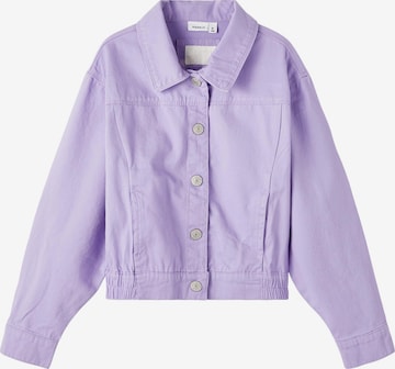 NAME IT Prehodna jakna 'Lise' | vijolična barva: sprednja stran