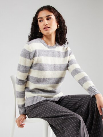 Pull-over UNITED COLORS OF BENETTON en gris : devant
