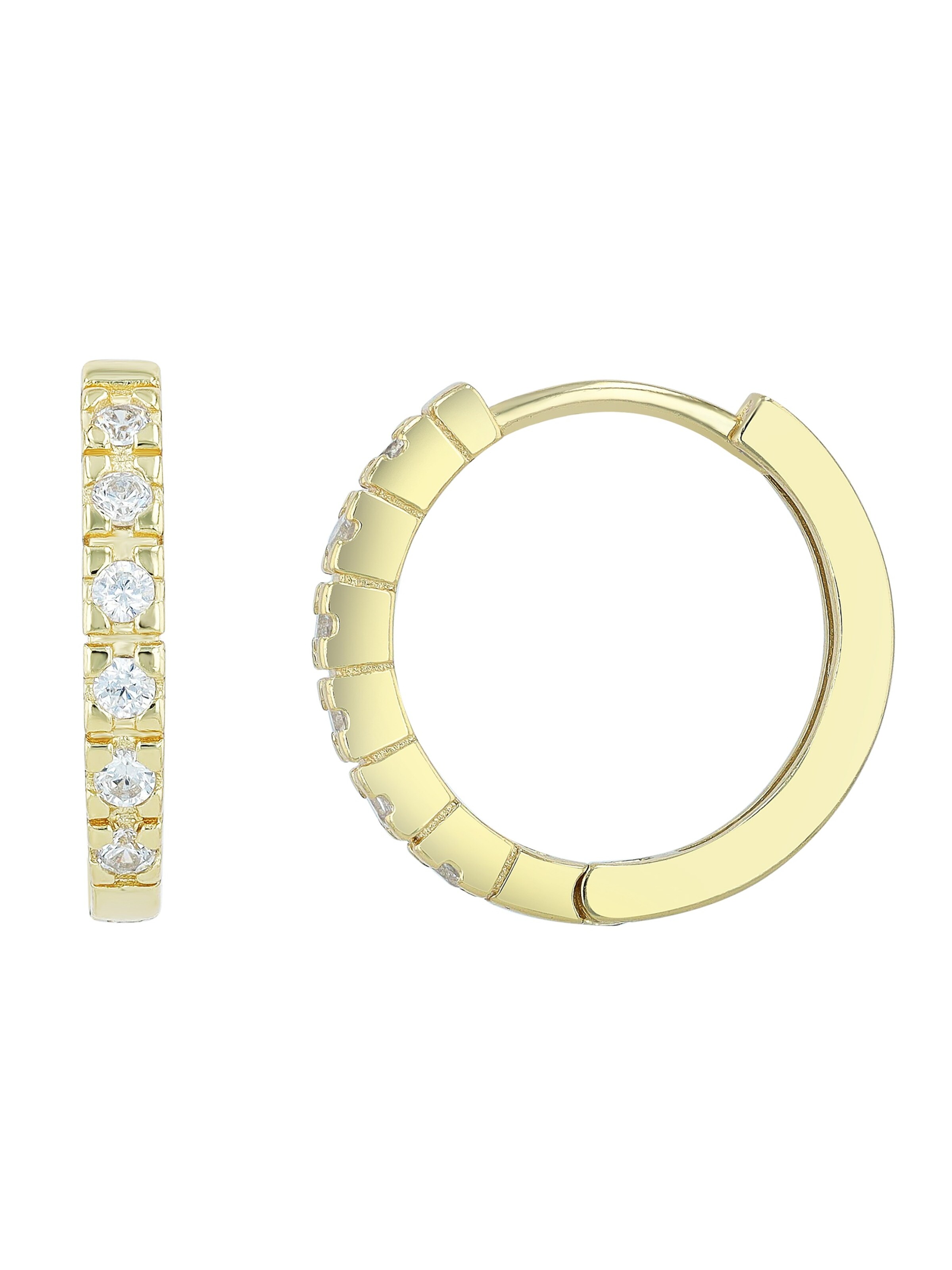 Akzent Earrings 'vergoldet' in Gold: front