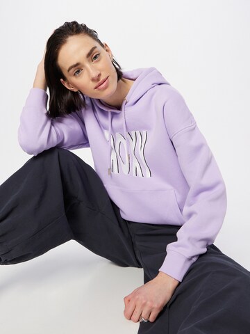ROXY Sweatshirt 'THATS RAD' i lila: framsida