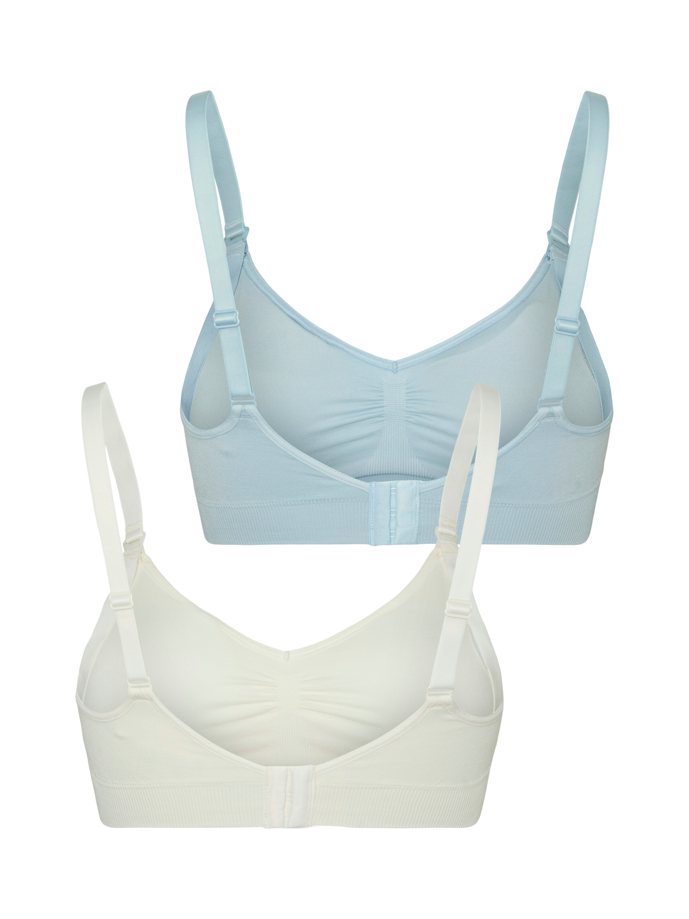 MAMALICIOUS Bralette Nursing Bra 'MLILJA' in Blue