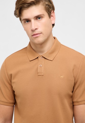 MUSTANG Poloshirt 'Palco' in Braun