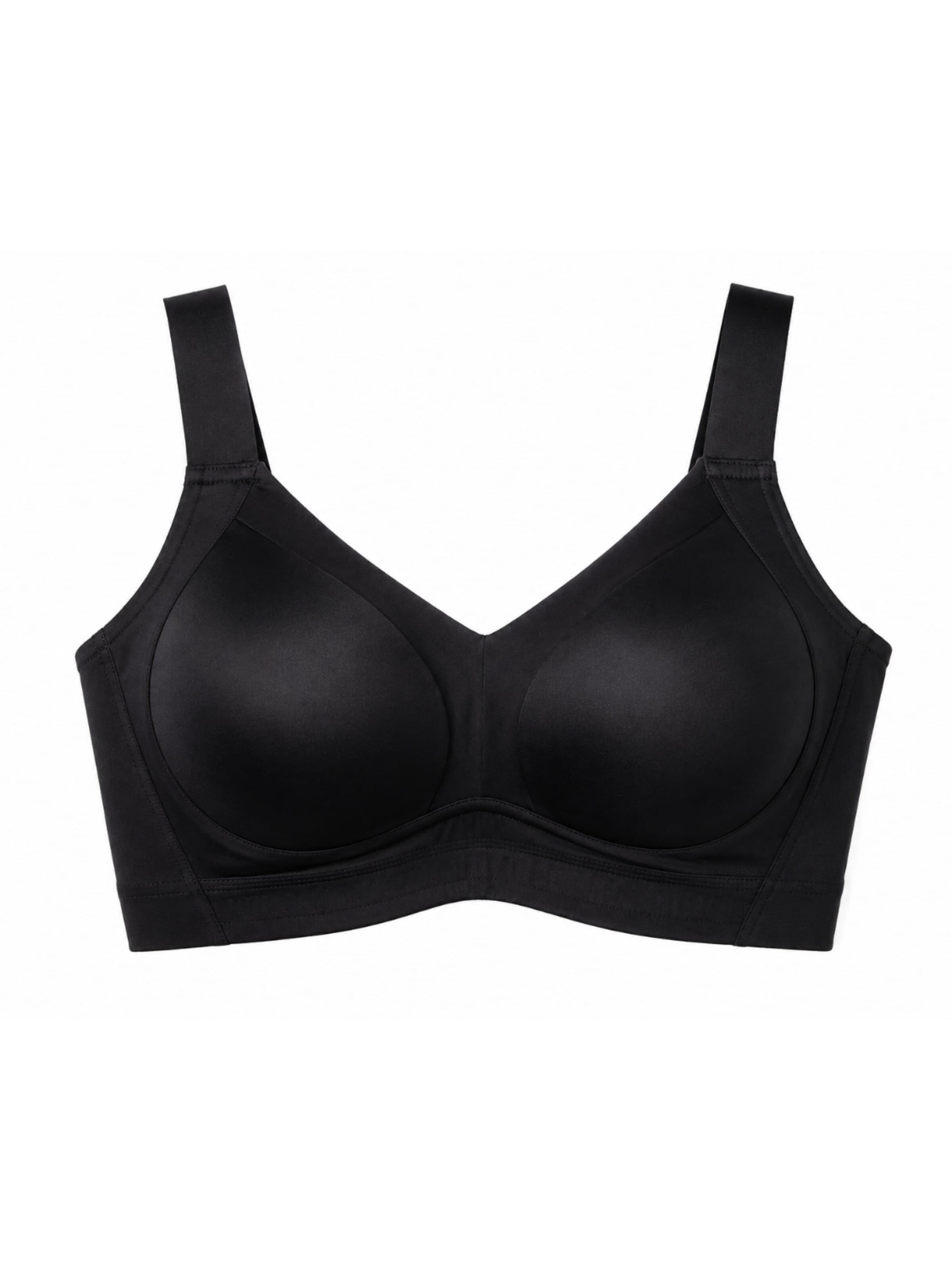 Reggiseno sportivo 'MILENKA sport BH - extreme support - beugelloos en naadloos' in L MILENKA di colore nero, Visualizzazione prodotti