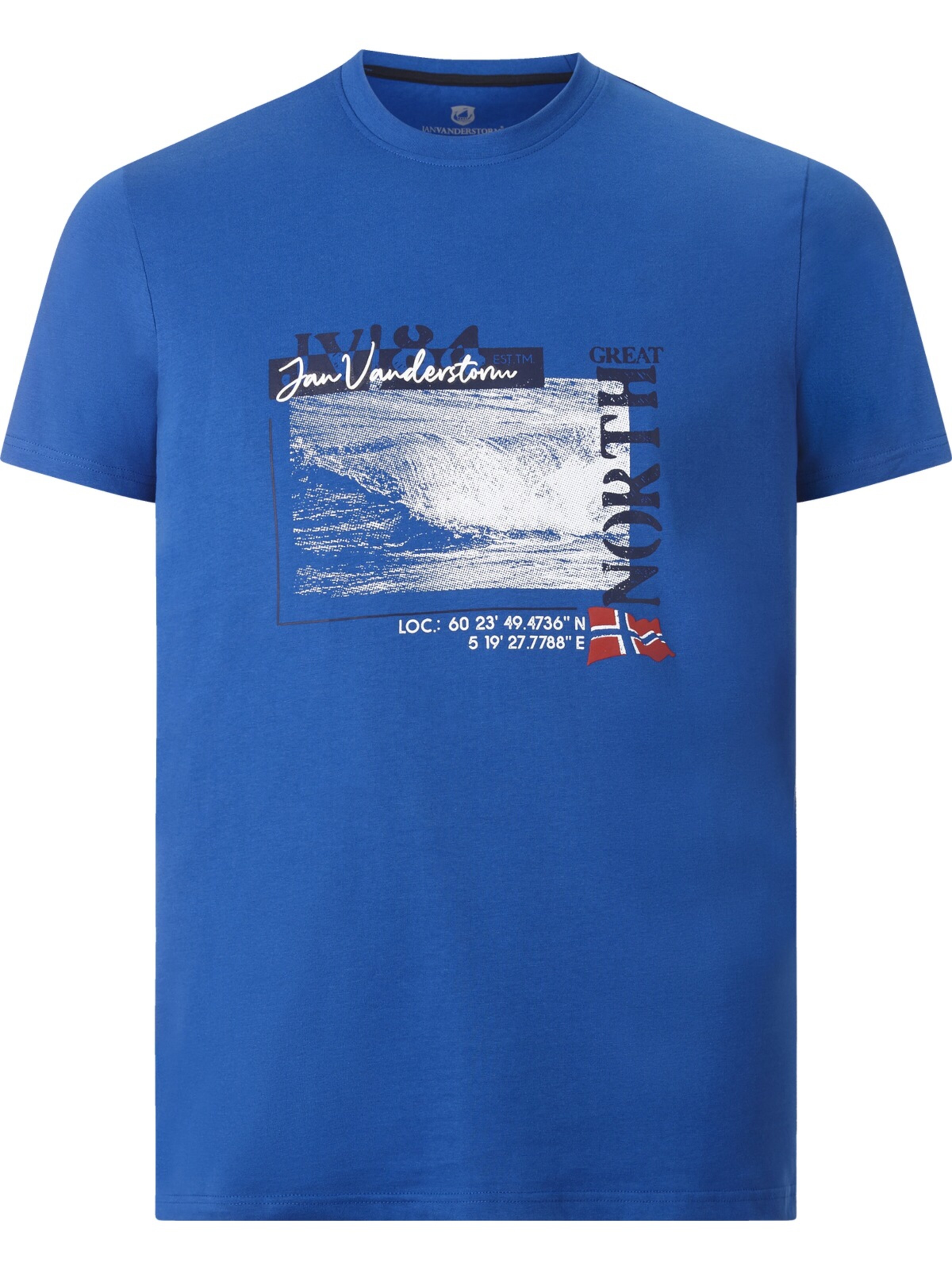 Jan Vanderstorm Shirt 'Pitter' in Blue: front