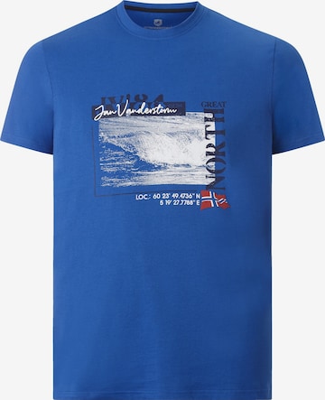 Jan Vanderstorm T-Shirt 'Pitter' in Blau: Vorderseite