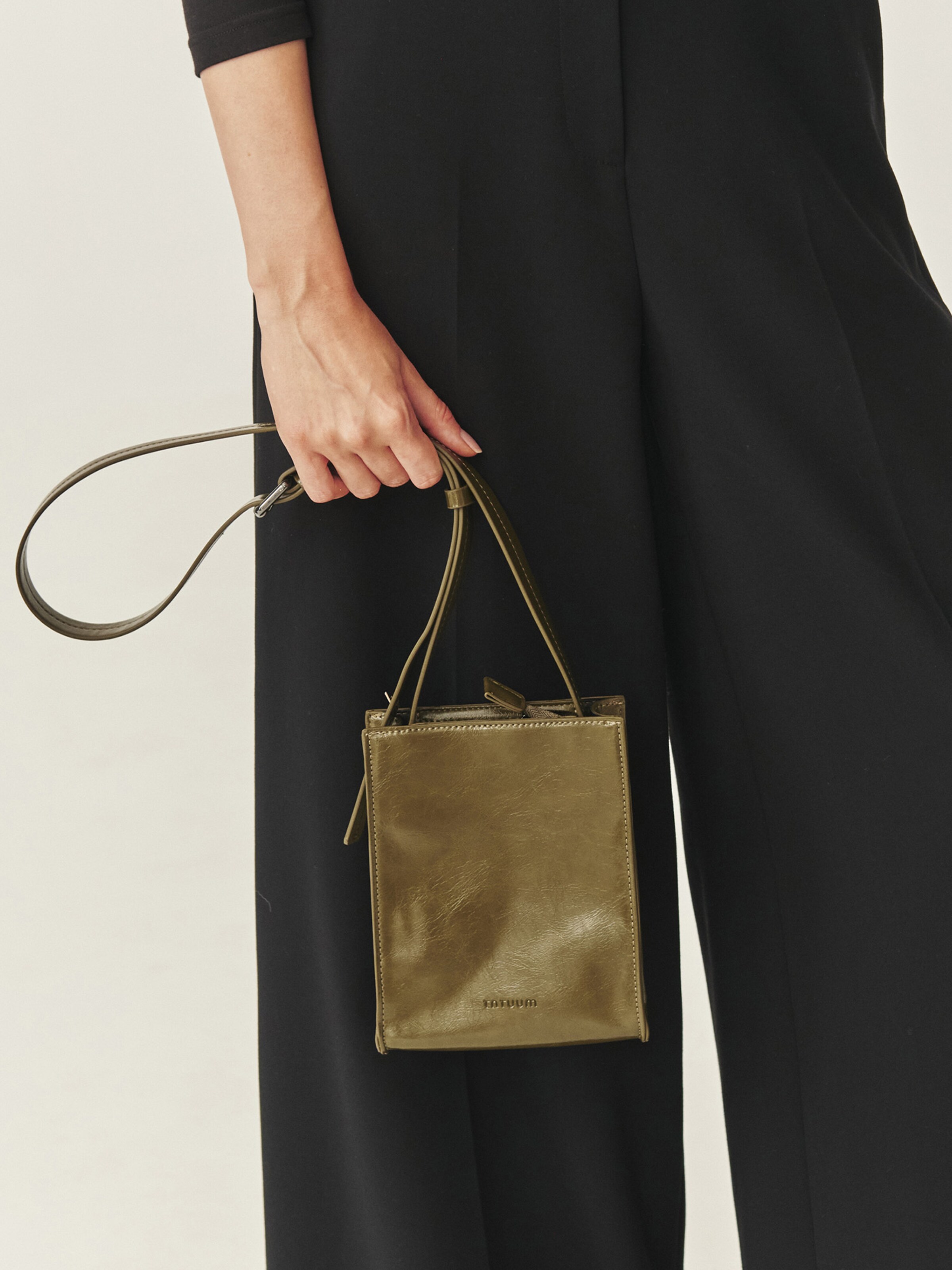 TATUUM Schoudertas 'Forest Spark' in Groen: voorkant