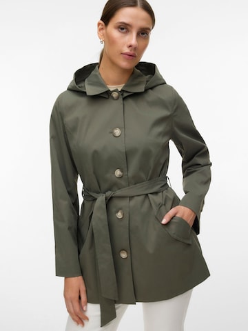 VERO MODA Tussenmantel 'CHELSEA' in Groen: voorkant