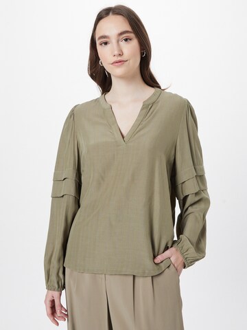 Kaffe Bluse 'KAhelly' i grøn: forside