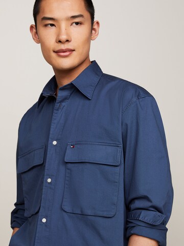 TOMMY HILFIGER Regular fit Button Up Shirt in Blue