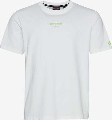 T-Shirt Superdry en blanc : devant