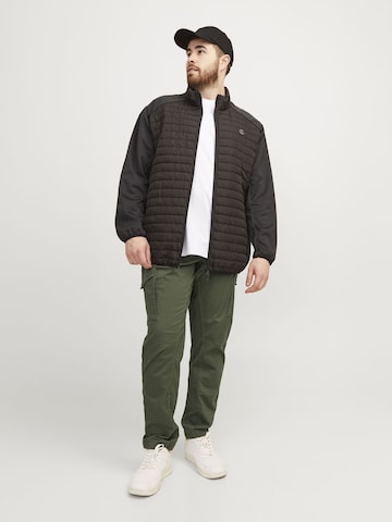 Jack & Jones Plus Конический (Tapered) Брюки-карго 'Paul' в Зеленый