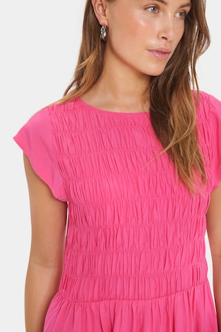SAINT TROPEZ - Vestido 'Gisla' em rosa