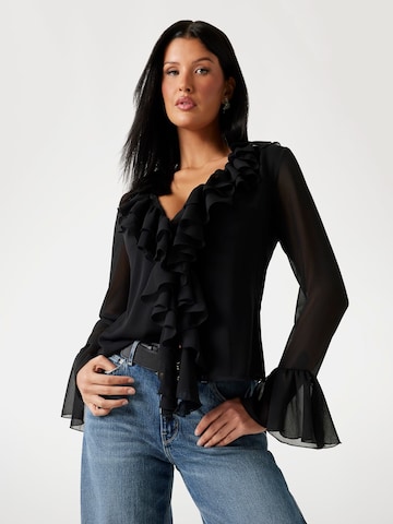 GUESS Bluse in Schwarz: Vorderseite
