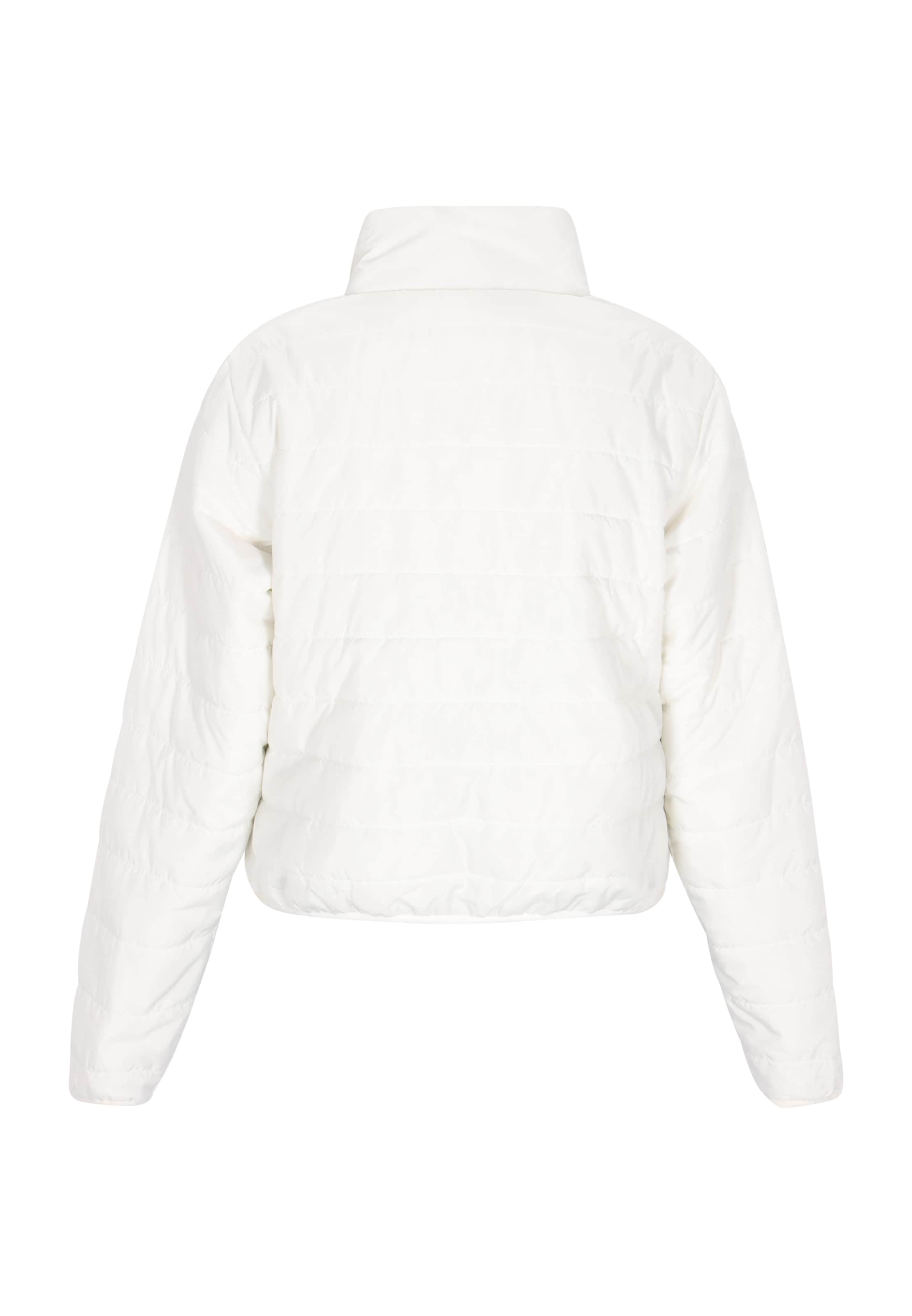swirly Between-season jacket in White