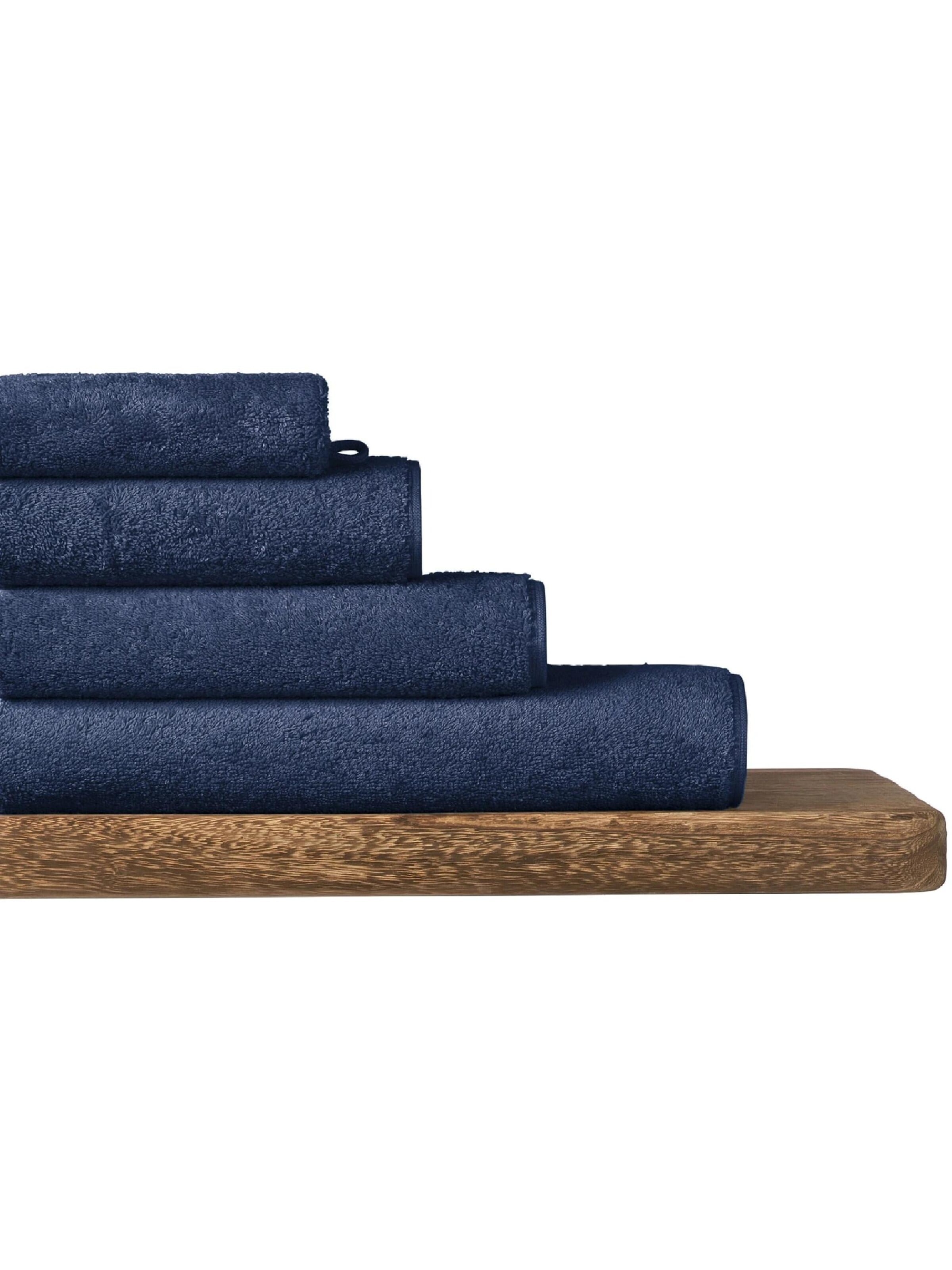 SCHIESSER Gästetücher 'Milano' in Blau