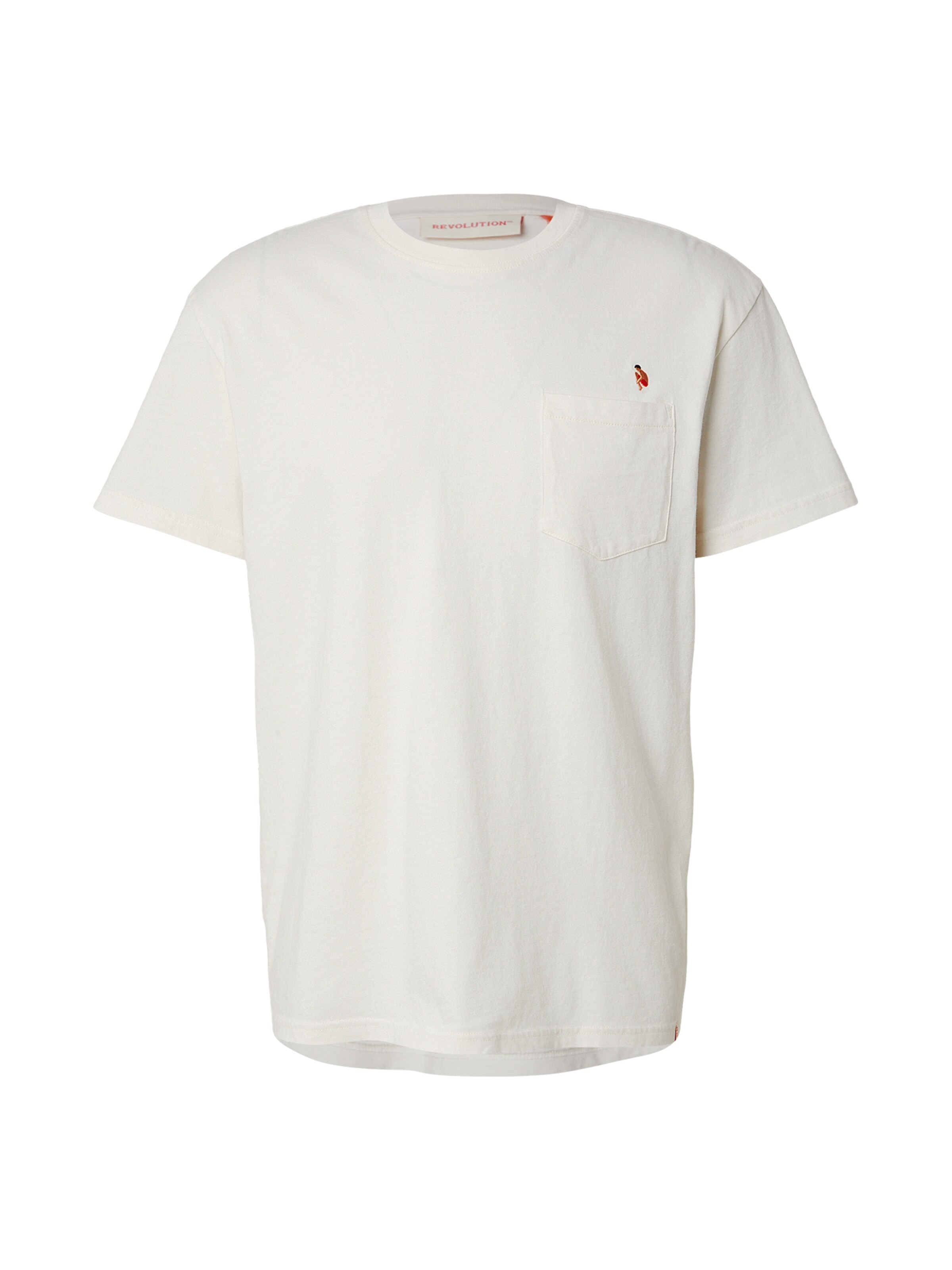Revolution T-Shirt in Weiß: Vorderseite