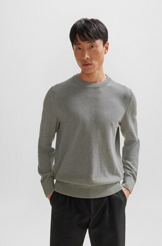 BOSS Pullover 'Ecaio-P' in Grau: Vorderseite