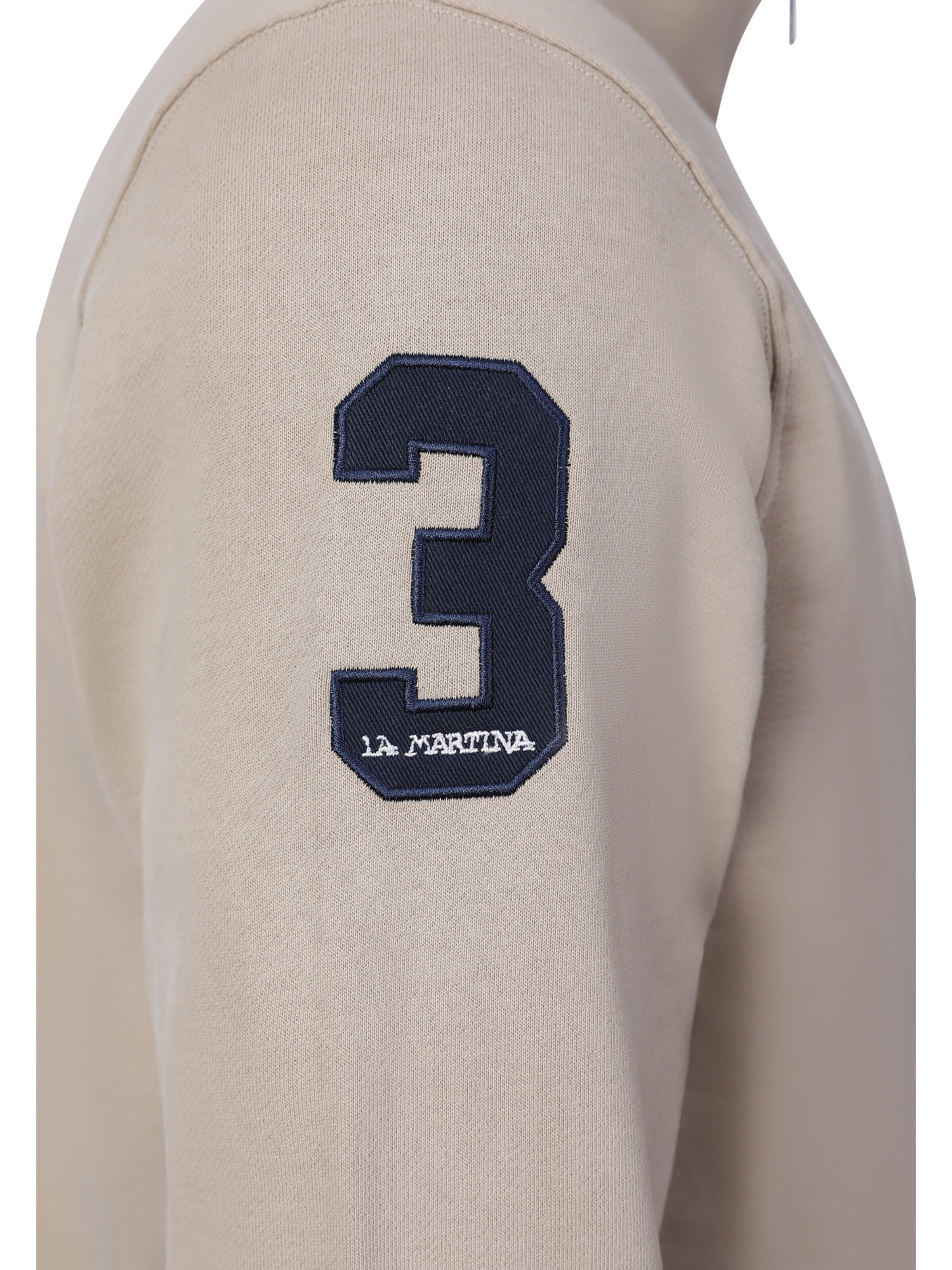 La Martina Sweatjacke ' MCF300 ' in Beige