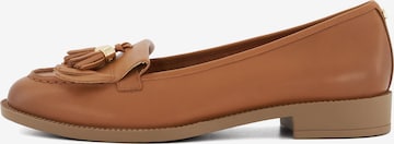 Dune LONDON Slipper 'GRANTHAMS' i brun