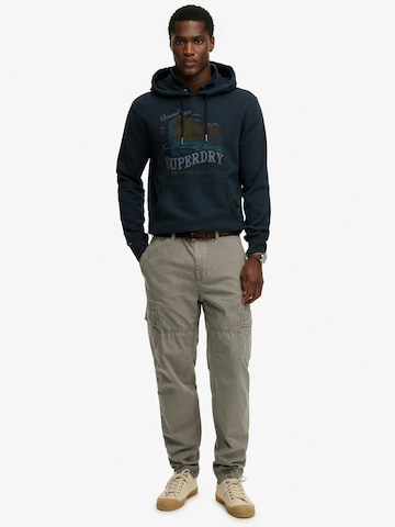 Bluză de molton 'OUTDOORS MOUNTAIN' de la Superdry & Co pe albastru: față