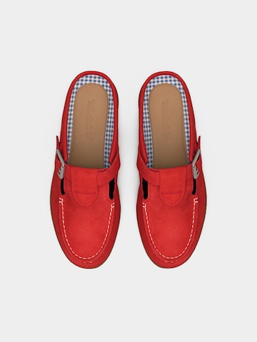TIMBERLAND Muiltjes 'CLASSIC' in Rood