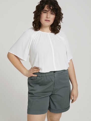 Tom Tailor Women + Blouse in White