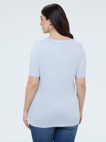 Chemisier Fiorella Rubino en bleu