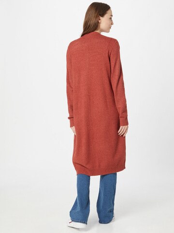 VILA Knitted Coat 'Ril' in Red