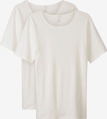 hessnatur Onderhemd in Wit: voorkant