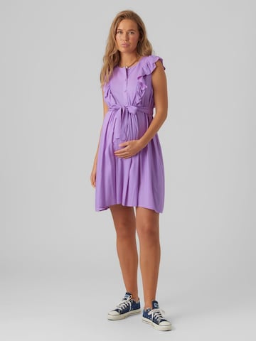 MAMALICIOUS Poletna obleka 'MERCY' | vijolična barva