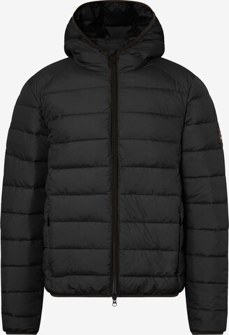 ECOALFPrijelazna jakna 'Aspen' - crna boja: prednji dio