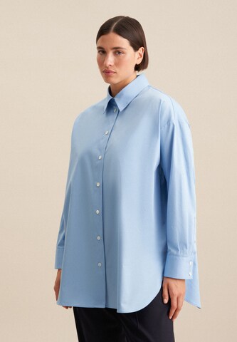 SEIDENSTICKER Blouse 'Schwarze Rose' in Blue: front