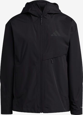 ADIDAS TERREX - Chaqueta de montaña en negro: frente