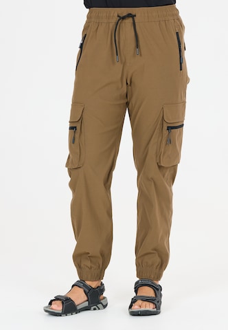 Whistler Regular Sportbroek 'Portus' in Bruin: voorkant