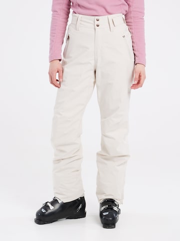 PROTEST Regular Sporthose 'CINNAMON' in Weiß