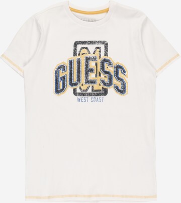 Maglietta di GUESS in bianco: frontale