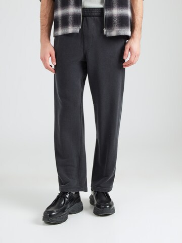 Abercrombie & Fitch Loosefit Παντελόνι σε μαύρο: μπροστά