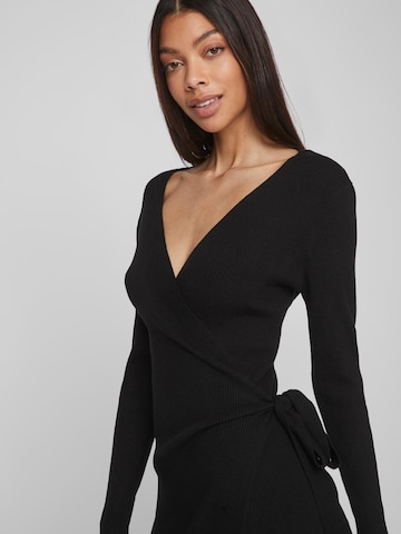 VILA Knitted dress 'COMFY' in Black