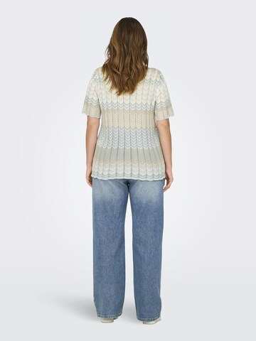 ONLY Carmakoma Trui in Blauw